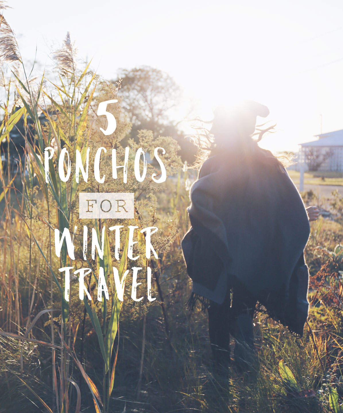 ponchos for winter travel